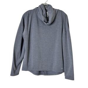 Apana Long Sleeve Cowl Neck Pullover Sweatshirt Gray Womens Small
